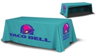 Table Cover 3 sided (Open Back) - Image 2
